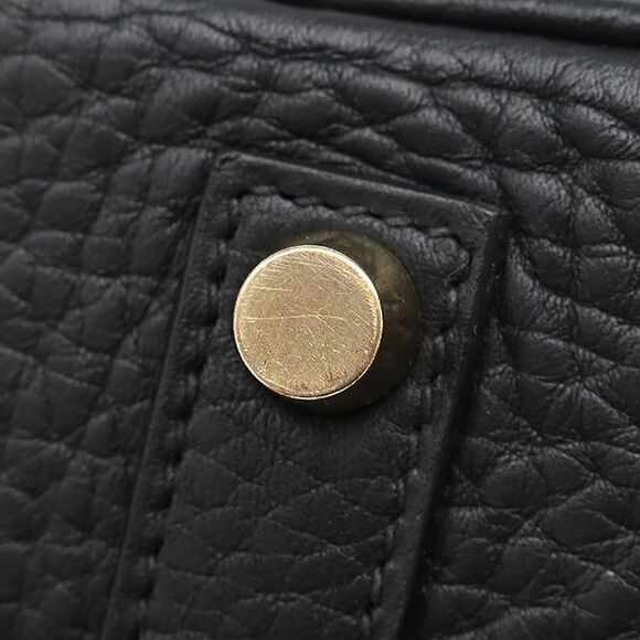 Hermes Handbag Birkin 35 Fjord Black Gold Hardware Black □H Engraved [storage - Picture 6 of 16